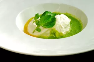 Ile flottante met mosterd uit het Leuvense