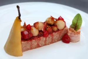 Molse kipkap, Hagelandse peren, Vlaams roodbruin bier, rabarber, Belgische speculaas en spek