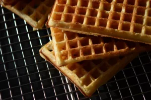 Karnemelk en kandij wafels
