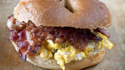 Mastel met spek en ei