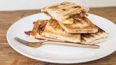 Croque met appel, Kempisch spek en Limburgse stroop
