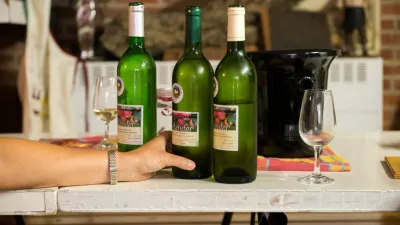 Limburgse appelwijn met druiven