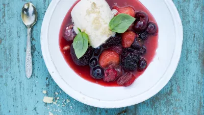 Papillot van rood fruit met kriekenbier