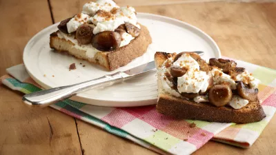 Grotchampignon uit Riemst/Vlaamse rauwmelkse geitenkaas/Belgische speculaas