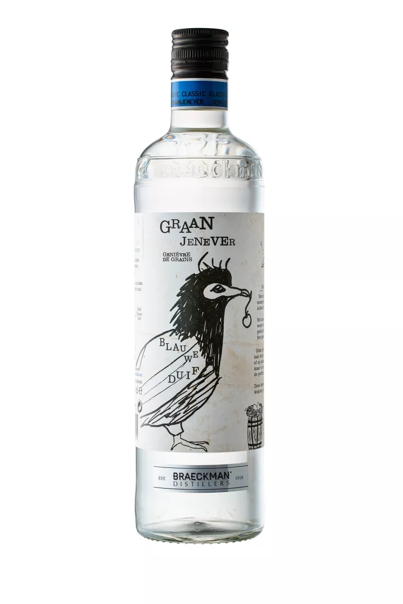 Jonge jenever uit de Vlaamse Ardennen - De Blauwe Duif Streekproduct.be