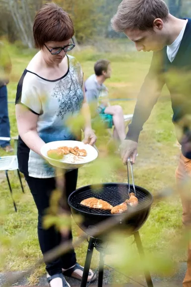 Mechelse koekoek met een speculaaskorstje, rabarber met kandijsuiker Streekproduct.be