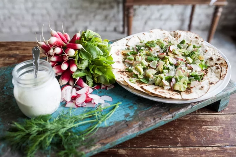 Tortilla met West-Vlaamse gerookte heilbot Streekproduct.be